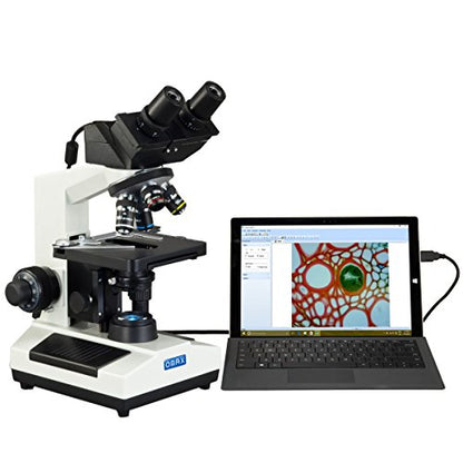 AmScope OMAX MD827S30L Digital Compound Microscope, LED Light - style: MD827S30L