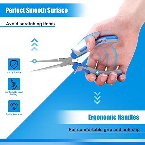SPEEDWOX 6 Inches Needle Nose Pliers Mini Extra Long Nose - style: 6" Needle Nose Plier