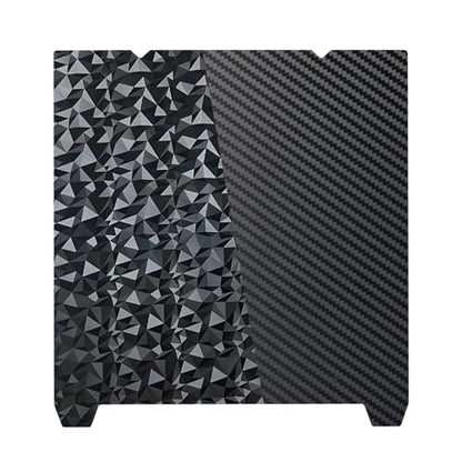 IdeaFormer-3D K1 K1C PEO PET Build Plate, Smooth PEO PET Spring Steel Bed Plate No Magnetic Build Plate 235x235 mm for Creality K1/K1C/K1 SE/Ender 3 S1/Ender 3 V3 SE/KE/Ender 3 V2/Ender 5 S1 - color: Diamond PEO+Carbon Fiber PET