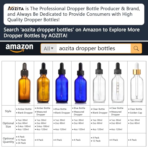4 Pack, 2 oz Bottles with Dropper & 1 Funnel & 4 Labels - Essential Oils Bottles for Health, Personal Care & Beauty - 60ml Thick Dark Amber Glass Tincture Bottles, Refillable Cosmetic Containers - color: Amber with Eye Droppers
