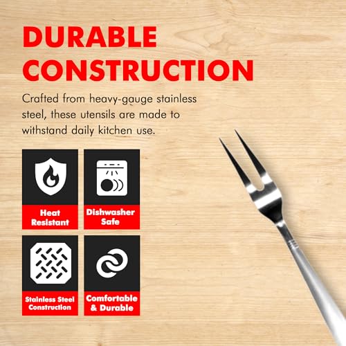 Chef Craft Select Meat Serving Fork, 13 inch, Stainless Steel - style: Fork