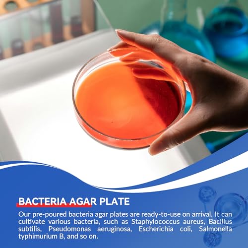 Nutrient Agar Petri Dishes Plates & Cotton Swabs Science Kit 10 PCS