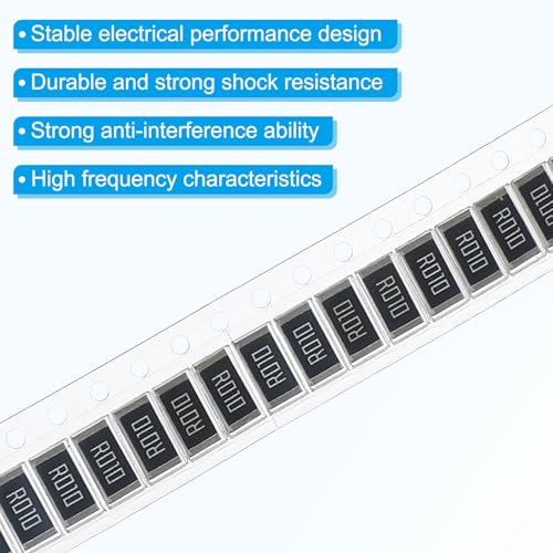 PATIKIL 2512 Surface Mount Device Chip Resistor Kit, 20Pcs 0.01 Ohm 1% Tolerance 1W DIY Resistor Ceramic Resistance Assortment Kits for Electronic Products - style: 0.01 Ohm