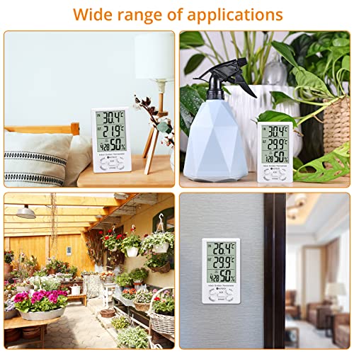 Neoteck Wired Indoor Outdoor Thermometer Hygrometer with 1.5m Sensor