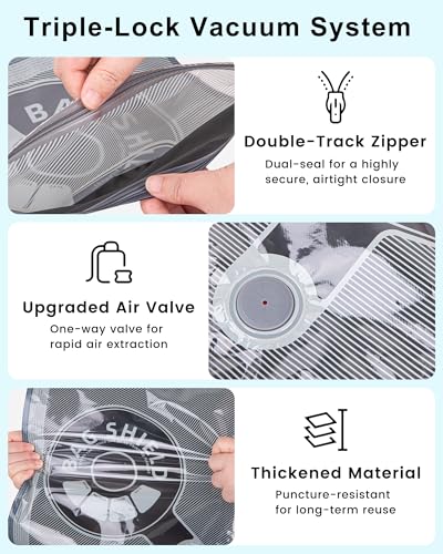 3D Filament Vacuum Bags 20-Pack, Thickened PA+PE, USB Pump Kit
