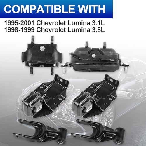 Engine Motor Mount Set Compatible with 1995-2005 Chevy Monte Carlo