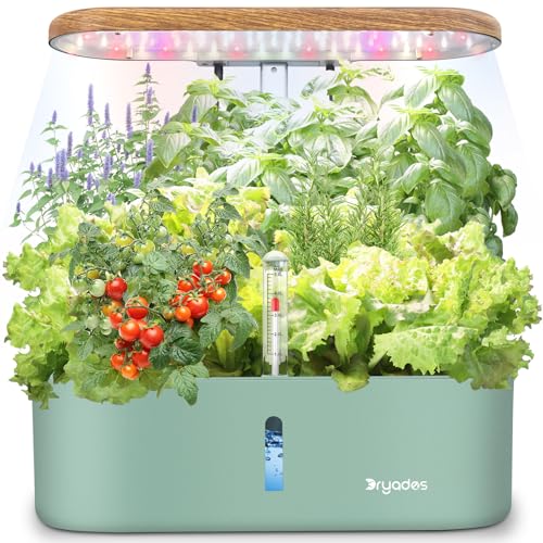 Hydroponics Growing System Indoor Garden: 12 Pods Hydroponic Planter - color: Green