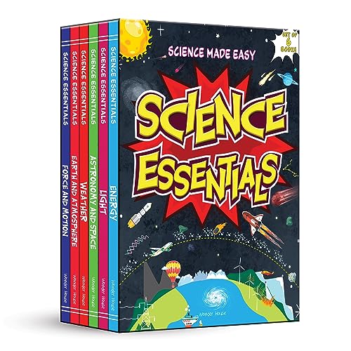 Science Essentials: Science Made Easy Boxed Set [Box Set of 6 Books] / Illustrated Science Book for Kids / Simplified Concepts of Science / Kids’ Book