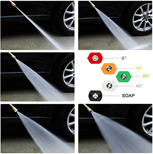 4000PSI Pressure Washer Gun and Hose Kit with Wand and 5 Nozzles