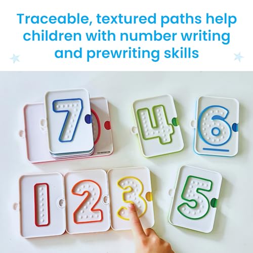 hand2mind Sensory Number Trays, Learning Numbers for Kids, Ages 3+