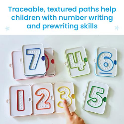 hand2mind Sensory Number Trays, Learning Numbers for Kids, Ages 3+