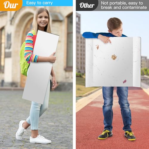 IKAYAS 2 Pack Trifold Poster Board 36" X 48"Double Sided Display Boards