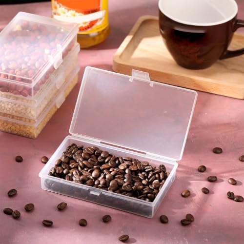Jetec 18 Pieces Small Clear Plastic Storage Box, 5.2 x 3 x 1.2 Inch - size: 5.2 x 3 x 1.2 Inch