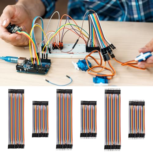 Male to Female Jumper Wires, Breadboard Jumper Wires Cable Kit