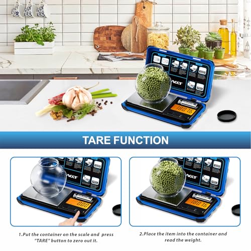 Precision Pocket Scale, 200gx0.01g Jewelry gram Scale - color: Blue