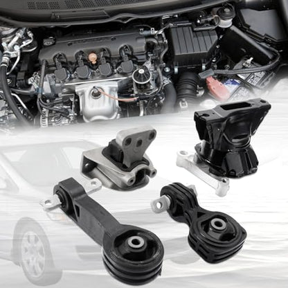 Engine Motor and Trans Mount Set of 4 Replaces # A4530 A4534 A4546 A4543 - size: 2006-2011 Civic 1.8L