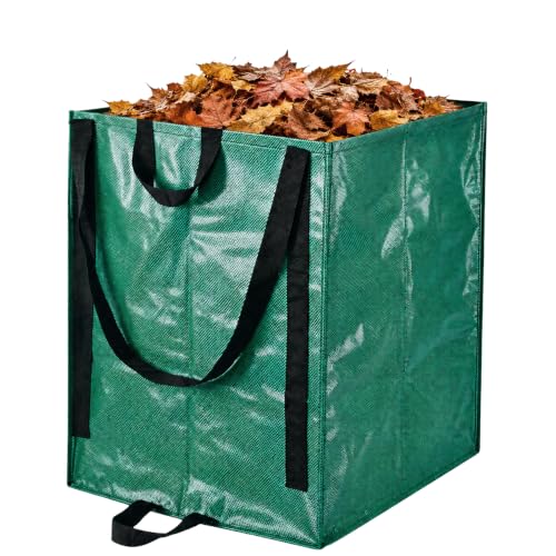1Pack 48-Gallon Reusable Yard Waste Bag, Leaf Collector Bags with Handles