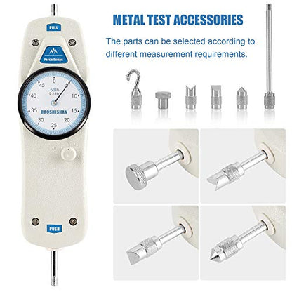 BAOSHISHAN 50lb Push Pull Force Gauge with Calibration Certificate - size: 50LB