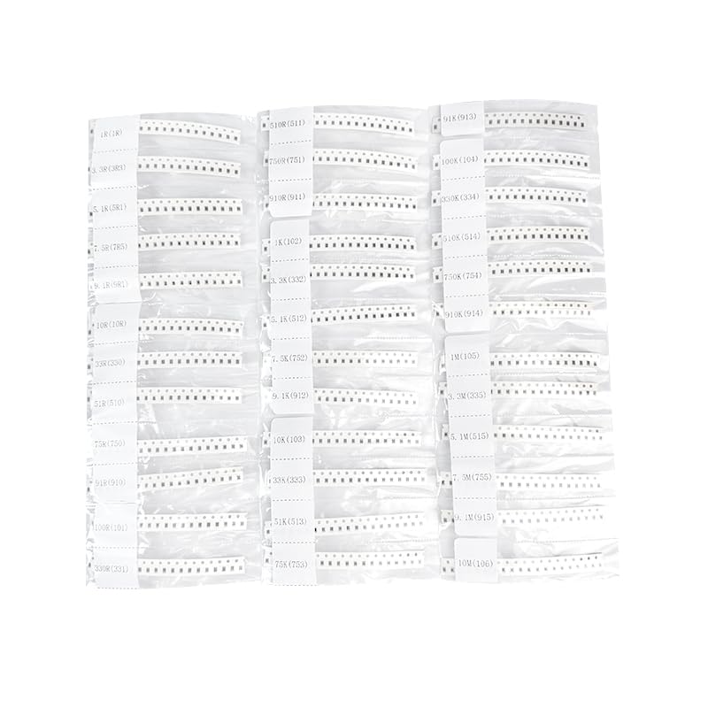 0805 SMD Resistor Kit 1R-10M ohm 1/8W 0.125W ±5% Tolerance 36Values
