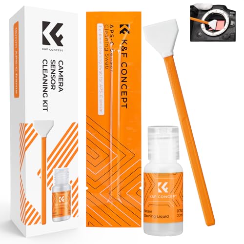 K&F CONCEPT APS-C Sensor Cleaning Kit, with Sensor Cleaner, Camera Cleaning - size: 16mm