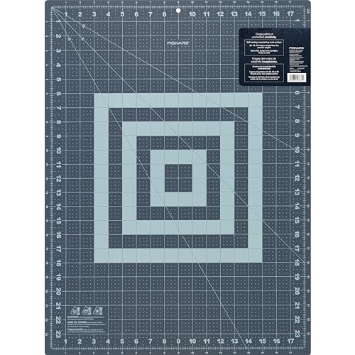 Fiskars 18" x 24" Self Healing Cutting Mat for Sewing, Lilac Mountain Haze - color: Lilac/Mountain Haze, size: 18"L x 24"W