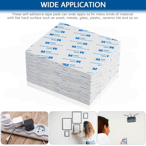200PCS Double Sided Foam Tape, Super-Sticky Double Sided Adhesive Pads - size: 200Pack