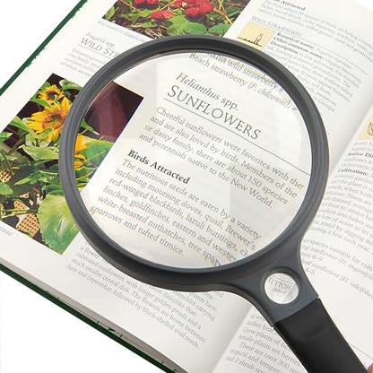 Carson® SureGrip 2x Acrylic Soft-Grip Magnifier with 11.5x Spot Lens (SG-12) - style: 4"