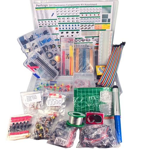 2300PCS XXXXL Complete Set DIY Electronics Component Assortment Box Kit,IC，PCB,Breadboard,Jumper,Magnifying Glass,Resistors,LED,Triode,Potentiometer,Speakers