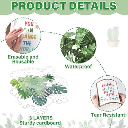 Plant Bookshelf Bulletin Board Set Read and Grow Motivational Greenery Classroom Decor Reading Library Back to School Positive Eucalyptus Potted Paper Cutouts for School Wall Decor Supplies - style: Plant Bookshelf