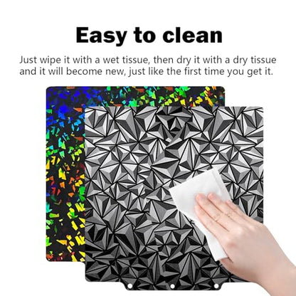 AD5X/AD5M Build Plate 235x235MM Removable Double Sided Smooth H1H & PEO - color: Black