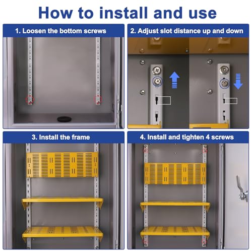 Electrical Junction Box Metal 16.1"x13.8"x7.1" Waterproof Steel Enclosure Weatherproof Project Box with Internal Mounting Panel Hinged Cover - size: 16.1"x13.8"x7.1"