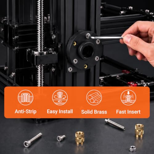 Preciva Heat Set Insert Tool, M6 Threaded Inserts Screw Kit for 3D Printing - size: M6