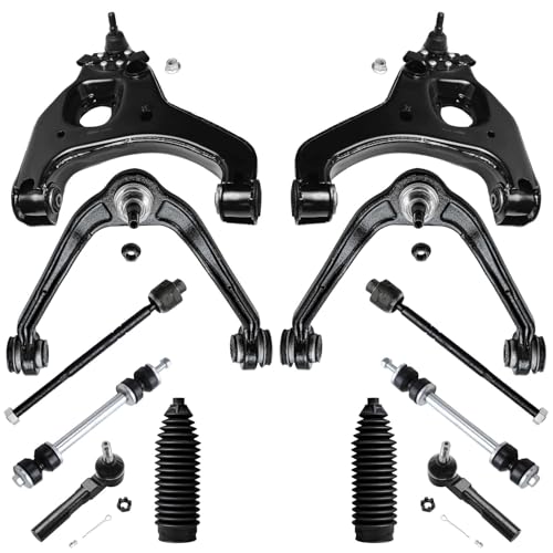 Detroit Axle - RWD Front End 12pc Control Arms Kit for 99-06 Silverado 1500 - size: 12-1419/12PC
