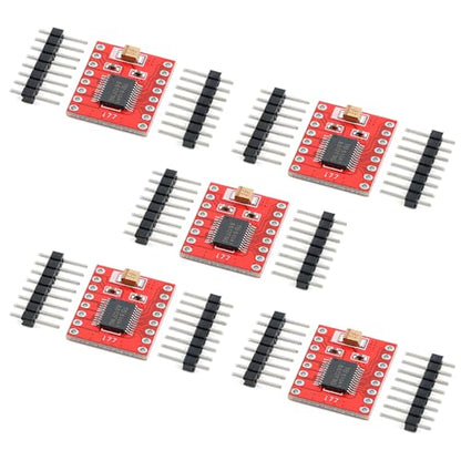 5Pcs TB6612FNG Motor Driver Module DC Motor & Self-Balancing Drive High-Efficiency Trolley Drive Board Unwelded