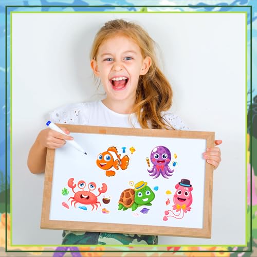 24 Sheets Make Your Own Ocean Sea Animals Stickers for Kids, Party Favors, Birthday Gifts, Classroom Rewards, Sea Crafts for Boys and Girls - color: Sea Animals