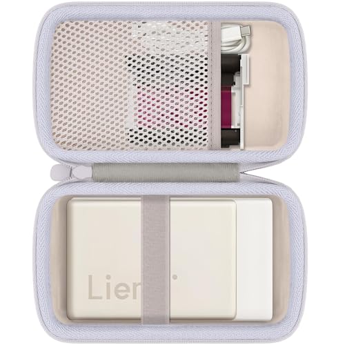 khanka Case for Liene Pearl N200 Pro Portable Photo Printer,Golden - color: Golden, style: for 2x3"N200 Pro
