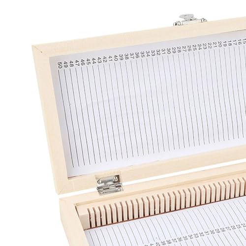 Agatige 50PCS Microscope Slide Box, Large Capacity Slide Storage Box Case Professional Prepared Microscope Slides Microscope Box for Scientific Research Education and Collection