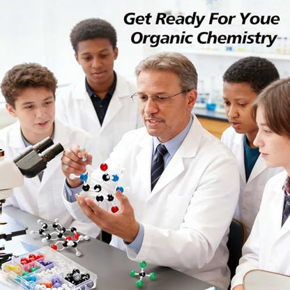 Chemistry Molecular Model Kit (208 Pcs) for Student and Teacher - color: 208pcs Kit