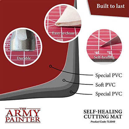The Army Painter, Self-Healing Cutting Mat, Double Sided PVC Non-Slip, A4