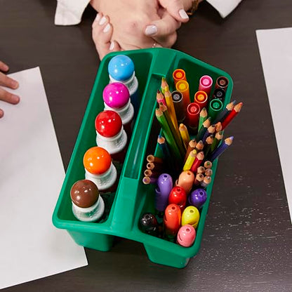 ECR4Kids 4-Compartment Small Storage Caddy Organizer, 6-Pack, Primary