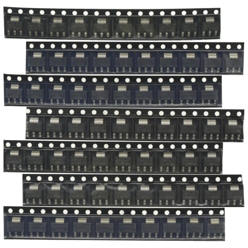 70PCS AMS1117 Voltage Regulator Kit 1.2V/1.5V/1.8V/2.5V/3.3V/5.0V/ADJ 1117 7 Values Each 10PCS AMS1117