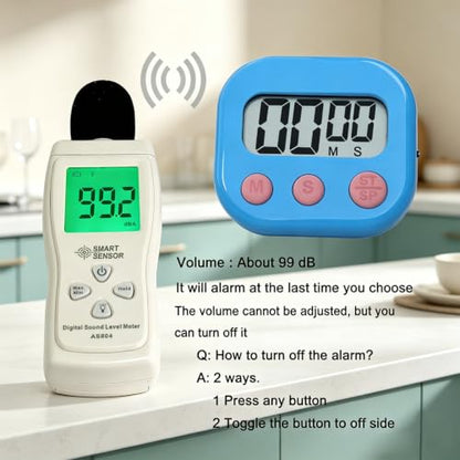 Digital Kitchen Timers, BESTWYA Electronic Timer (6,6 Colors)
