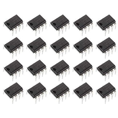 20pcs LM386N 386 Low Voltage Audio Power Amplifier 300kHz, 8-Pin.