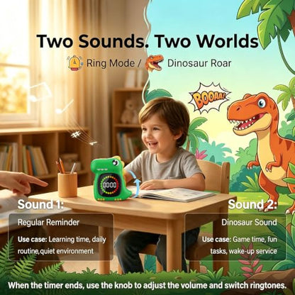 Visual Timer for Kids 99 Minute Digital Potty Training Timer for Homeschool - color: Green
