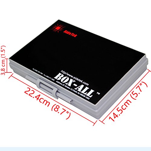 AideTek 4 units BOX-ALL-144 Compartments Empty Enclosure SMD SMT Organizer Great Surface Mount Components Organizer - style: 4BOXALL144