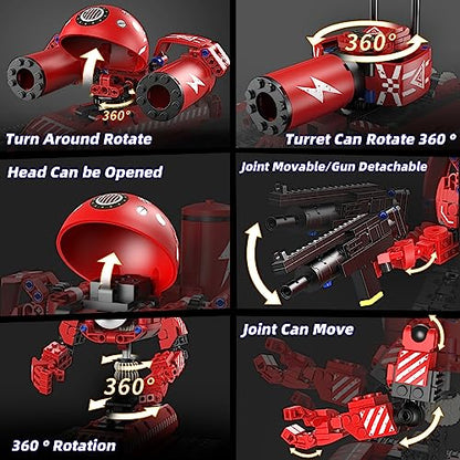 STEM Robot for Kids Ages 8-12, 5-in-1 Remote Control and APP Programmable Robot Toys DIY Building Science Educational Kit, Building Block Birthday Gift for Teen Boys Girls