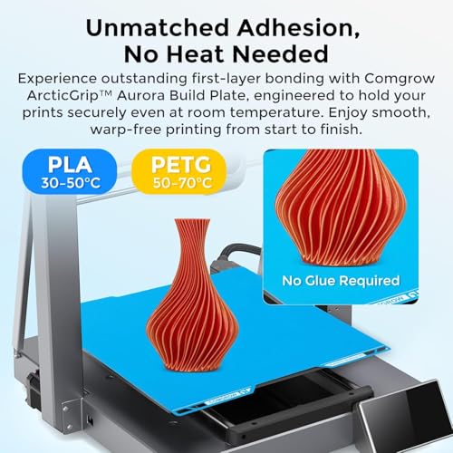 Comgrow ArcticGrip Aurora Cold Build Plate for Bambu-Lab H2D H2S 3D Printer - size: 346x355mm