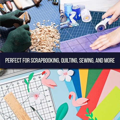 U.S. Art Supply 36"x48" Self-Healing Cutting Mat 6-Ply White/Blue - color: White/Blue