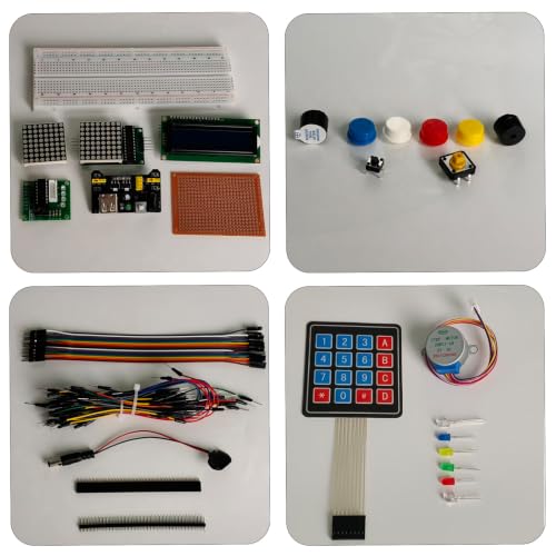 294pcs Electronics Breadboard Kit with Power Supply for Raspberry Pi