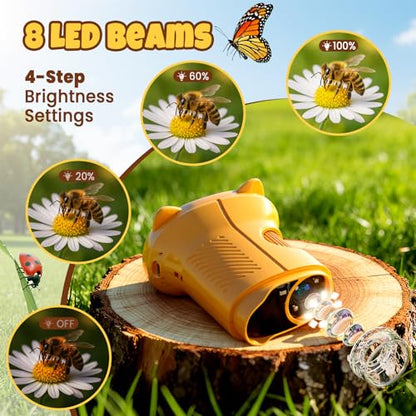 1000x Digital Microscope for Kids, Science Kits STEM Toy for Boy Girls 3-12 - color: Yellow